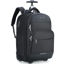 Picture of Ponhog Rolling Backpack, 30L Travel Laptop Backpack with Wheels, 15.6 Inch Roller Carry on Luggage with USB Charging Port, Flight Approved Personal Item Wheeled Suitcase for Men Women Adults, Black