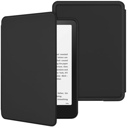 Picture of KBCASE Case for 7" Kindle Paperwhite (12th Generation-2024) and Kindle Colorsoft Signature Edition, Slim Smart Cover with Auto Wake/Sleep for Kindle Paperwhite 2024 (Black)