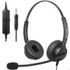 Picture of Arama Cell Phone Headset with Microphone Noise Cancelling & in-line Control,3.5mm Computer Headset for iPhone,Android,Samsung,LG,HTC,BlackBerry Mobile Phone and iPad Tablets
