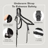 Picture of 4J LEDR Leather Camera Strap,Shoulder Camera Strap for 1 or 2 Camera,Dual Camera Harness for Photographers,Multi Camera Gear for Dslr/Slr Strap,Camera Harness Camera Sling Strap Single or Dual,Black