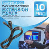 Picture of Bonbo 000-14414-001 Extension Cable 10' for Lowrance TripleShot/SplitShot Transducer for Lowrance HOOK2 Series Fishfinder (10FT)