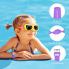 Picture of Waterproof Airtag Bracelets for Kids - (2 Pack) Soft Silicone Hidden Airtag Wristband - Lightweight GPS Tracker Holder Compatible with Apple Airtag Band for Child (Purple/Butterfly)