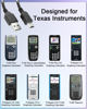 Picture of USB Charger Cable Compatible with Ti-84 Plus CE，Ti-84 Plus/C Silver Edition，Ti-Nspire CX/CAS，Ti-89 Titanium，Ti-Nspire CX II/CAS Graphing Calculator USB A to Mini-B USB Cable for Texas Instruments