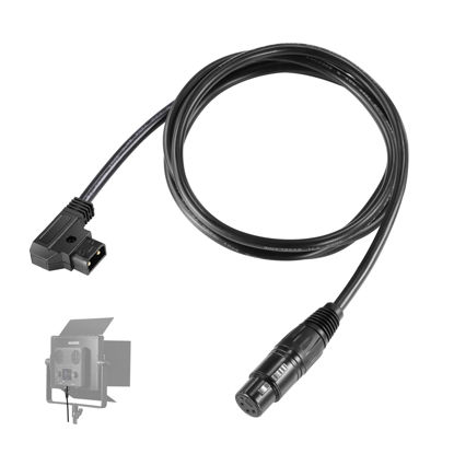 Picture of NEEWER 6ft/1.8m D-Tap Male to 4 Pin XLR Female Power Cable PL60C Continuous LED Video Light, NC011