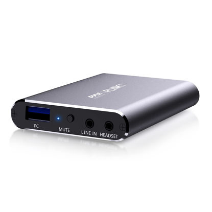 Picture of PyleUsa Capture Card - Full HD 1080p 4K HDMI-to-USB Audio-Video Via DSLR Camcorder Action Cam, Ultra Low Latency, Record to Computer for Gaming, Streaming, Conference or Live Broadcasting - PLINK1