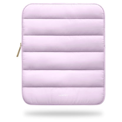 Picture of Vandel - The Original Puffy iPad Sleeve 9-11 Inch Tablet Sleeve, Beige iPad Case for Women and Men, Cute iPad Air Pouch, iPad 9 10 Inch, 11 Inch Bag