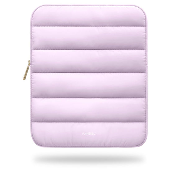 Picture of Vandel - The Original Puffy iPad Sleeve 9-11 Inch Tablet Sleeve, Beige iPad Case for Women and Men, Cute iPad Air Pouch, iPad 9 10 Inch, 11 Inch Bag