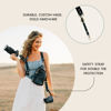 Picture of rr ruby+rae The Duo Camera Harness & Crossbody Bag - Double Camera Harness with Removable Crossbody Bag, Vegan Leather, Protective Suede Interior, Gray