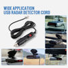 Picture of EWAY 12V Radar Detector Power Cable RJ11, Replacement Radar Detectors Car Charger Adapter RJ11 Plug Power Supply Cord for Escort Beltronics Uniden & More Radar Detector w/RJ-11 Telephone Connector