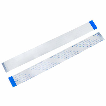 Picture of Xiaoyztan 40 Pin Flexible Flat Ribbon Cable 0.5mm Pitch FFC FPC for LCD TV Car Audio DVD Player Laptop (200mm Length, Pack of 20Pcs)