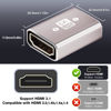 Picture of HDMI Coupler 8K, 4-Pack HDMI 2.1 Female to Female Adapter, HDMI Extender, Support 8K@60Hz, 4K@120Hz, Compatiable with HDTV Roku TV, Monitors, Laptop, Projector, ARC for Laptop