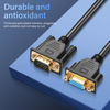 Picture of PNGKNYOCN VGA Extension Cable,15 pin 1080P Full HD VGA Male to Female Monitor Video Cable for Computer PC Monitor Laptop TV Projector and More（0.5M）