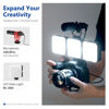 Picture of NEEWER LED Video Light,Portable Bi-Color 3200K~5600K Dimming Lights for Cameras, CRI 97+, 8 Scene Modes, 2000mAh Rechargeable Battery for Gaming/YouTube/Vlog/Photography - NL-36AI