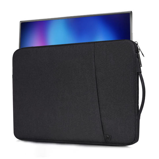 Picture of 17.3 Inch ARZOPA Portable Monitor Sleeve Case Bag for UPERFECT ViewSonic Forhelp ZSCMALLS MNN Portable Monitor Carrying Pouch, Black