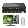Picture of MT-VIKI 4K HDMI Quad Multi-Viewer 4x1 w/IR Remote, 4K@30Hz Seamless HDMI Switcher 4 in 1 Out for PS4/PS5/Security Camera