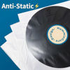 Picture of HumminGuru 3-Ply Premium Inner Record Sleeves 12 Inch. Rice Paper Lined Master Sleeves. Anti-Static Vinyl Record Sleeves, Acid-Free Thick HDPE 3+1 Layer in 7 Mil, 50 Pack (12” Master Inner Sleeves)