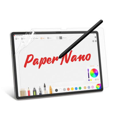 Picture of bersem 2 PACK Paperfeel Screen Protector Designed for Samsung Galaxy Tab S10 Plus/Tab S9 Plus/Tab S9 FE+ / Tab S8 Plus/Tab S7 FE/Tab S7 Plus (12.4 inch), Anti Glare, Like Drawing on Paper
