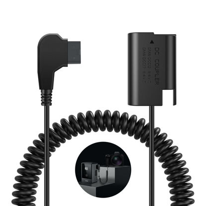 Picture of Neewer D Tap to DMW-BLK22 Dummy Battery with Cable for V Mount Battery, Compatible with Panasonic Lumix DC-S9 DC-G9 II DC-S5 DC-S5 II DC-S5 IIX GH5 II GH6 S5II S5IIX S5M2 S5M2X GH5M2, VP-BLK22