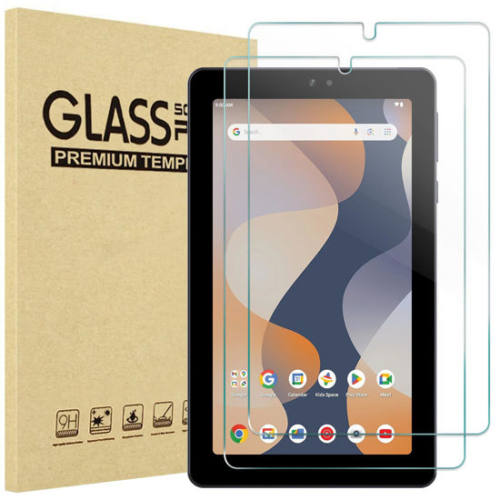Picture of ProCase 2 Pack Screen Protector for Onn 7" Tablet Gen4 2024/Onn 7" Kids Tablet 2024, Tempered Glass Film Guard for onn. 7" Tablet
