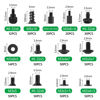Picture of 516PCS Computer Screws Assortment Kit, 6-32 Male to M3 Female Carbon Steel Black Zinc Plated Motherboard Standoffs Screws for 2.5''SSD Hard Drive Fan Power Graphics Chassis CD-ROM Computer ATX Case