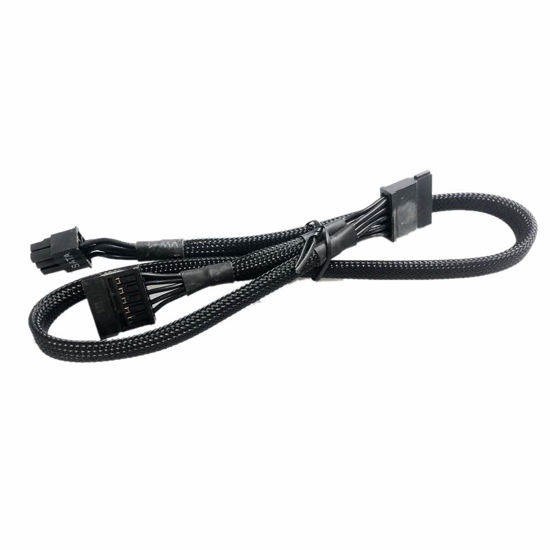 Picture of GinTai 6 pin to 2X SATA Driver Power Cable Replacement for EVGA Supernova 650 750 850 1000 G2 G3 G3