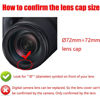 Picture of MOSTOS ; Brings Superior® || Ø72 mm Lens Cap for Tamron Camera Lenses || Lens Cap for Tamron 18-400mm f/3.5-6.3 Di II VC HLD Lens etc (Ø72 mm Lens Cap)