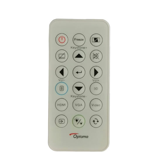 Picture of Greenafil Replacement Remote Compatible with OPTOMA EH331, EH335, EH400+, ZH403, X412, X355, X343, X318ST, WU336, W412, W400+, W355, W319ST, W309ST, S343, S336, HD28HDR, GT780, GT770 Projectors