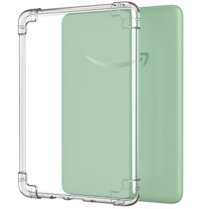 Picture of MoKo Clear Case for 6" All-New Kindle (11th Generation-2024/2022 Release), Ultra Clear Soft TPU Slim Flexible Transparent Skin Bumper Back Cover Shell for Kindle 11 2024