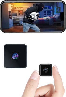 Picture of Smart Camera Wireless Cam WiFi Cam Home Security Camera, 1080P HD Indoor Camera Home Security Camera,Night Vision,Built-in Battery, App Control, iOS and Andriod Cam Nanny Camera Pet Cams Dog Camera