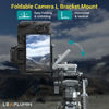 Picture of Leaplumin Foldable DSLR Camera L Bracket，Lightweight Camera L Bracket Vertical Horizontal Switching Tripod Quick Release Plate Compatible with Canon Nikon Sony DJI Osmo Ronin Zhiyun Stabilizer Tripod