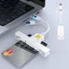 Picture of CAC Card Reader 2 in 1 USB/USB C Dual Connector, DOD Military USB Common Access CAC Reader Type C USB Smart Card Reader Compatible with Windows, Mac OS Mini Fold Plug and Play