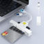 Picture of CAC Card Reader 2 in 1 USB/USB C Dual Connector, DOD Military USB Common Access CAC Reader Type C USB Smart Card Reader Compatible with Windows, Mac OS Mini Fold Plug and Play