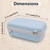 Picture of PLEAVEE Instant Print Film Camera Case for Kid Cameras & Digital Video Camera, Hard Storage Holder Organizer Bag Compatible with ESOXOFFORE/Dylanto/Anchioo/MINIBEAR and More (Blue)