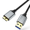 Picture of CLAVOOP USB 3.0 Micro B Cable 1.5 FT, External Hard Drive Cable 5 Gbps High-Speed USB A to Micro B Cord Compatible for Seagate Xbox One Toshiba WD Western Digital Hard Drive
