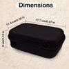 Picture of PLEAVEE Instant Print Film Camera Case for Kid Cameras & Digital Video Camera, Hard Storage Holder Organizer Bag Compatible with ESOXOFFORE/Dylanto/Anchioo/MINIBEAR and More (Black)