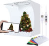 Picture of PULUZ Photo Studio Light Box, Portable Folding Photo Light Box with Ring Light and 6 Colors Backdrops,Light Box Photography for Small Size Products