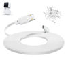 Picture of Smays 50 ft Extension Cable for WYZE Cam Pan v3 Outdoor Camera, Long Micro USB Power Adapter Cord, 90 Degree White