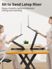 Picture of tounee Laptop Stand for Desk Adjustable Height, Telescopic 360 Rotating Pull Out Design Ergonomic Laptop Riser Fits All MacBook, Laptops -Black