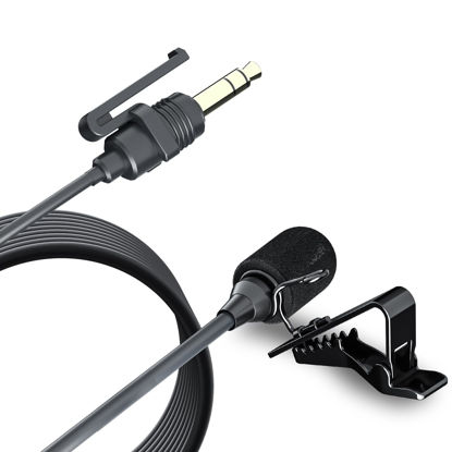 Picture of COMICA CVM-SM-O1 Professional Lavalier Lapel Microphone Omnidirectional Clip-on Condenser Mic, Lav Mic for BoomX-D/DSLR Camera, Recording Mic for Interviews, Vlogs, Live-Streaming, etc