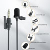 Picture of COMICA CVM-SM-O1 Professional Lavalier Lapel Microphone Omnidirectional Clip-on Condenser Mic, Lav Mic for BoomX-D/DSLR Camera, Recording Mic for Interviews, Vlogs, Live-Streaming, etc