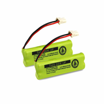 Picture of Kruta BT183482 BT283482 Cordless Phone Battery for Vtech DS6401 DS6421 DS6422 DS6472 LS6405 LS6425 LS6426 LS6475 LS6476 89-1348-01-00 Cordless Phone Handset (Pack of 2)