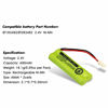 Picture of Kruta BT183482 BT283482 Cordless Phone Battery for Vtech DS6401 DS6421 DS6422 DS6472 LS6405 LS6425 LS6426 LS6475 LS6476 89-1348-01-00 Cordless Phone Handset (Pack of 2)