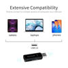 Picture of USB 3.0 SD Card Reader for PC, Laptop, Mac, Windows, Linux, Chrome, SDXC, SDHC, SD, MMC, RS-MMC, Micro SDXC Micro SD, Micro SDHC Card and UHS-I Cards - No SD Card Included. (USB 3.0 SD -Black2)