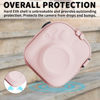 Picture of Kuprusar Camera Protective Case for Instax Mini Camera, Hard Carrying Case EVA Storage Protective Bag with Shoulder Strap for Fuji Mini 99/90/40/EVO/12/11/10/9/8/7+ Instant Camera, Pink