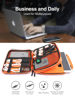 Picture of Luxtude Electronic Organizer Travel Case Large, Cord Organizer Travel, Large Cable Organizer Bag, Tech Bag for Cable Storage/Cord Storage/iPad Pro(up to 11")/Wall Charger/Electronic Accessories