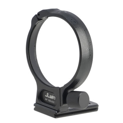 Picture of Metal Lens Tripod Mount Ring Collar Compatible with Canon RF 100-500mm f/4.5-7.1L is USM, Lens Support Holder Bracket Bottom Buit-in Arca Swiss Tripod Mount Base Plate Stand