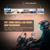 Picture of FreedConn Motorcycle Helmet Headset with Camera R1plus Helmet Intercom 1080P WiFi Motorcycle Communication Systems with CVC Noise Cancellation/Music Sharing /IP65 Waterproof(Comes with 64G TF Card)