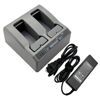 Picture of JIEYUEXIN Dual Charger for Trimble Total Station Battery, Dual Battery Charger for Trimble S8 S6 R6 R7 R8 R10 GNSS GPS RTK Battery