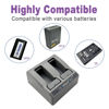 Picture of JIEYUEXIN Dual Charger for Trimble Total Station Battery, Dual Battery Charger for Trimble S8 S6 R6 R7 R8 R10 GNSS GPS RTK Battery