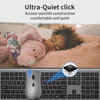 Picture of Wireless Mouse and Keyboard Combo, Silent Full-Size Computer Keyboard with Calculator Button, 2400 DPI Mouse, Quiet Click, Slim Cordless USB Keyboard Mouse Set for Laptop PC Windows Mac - Space Grey